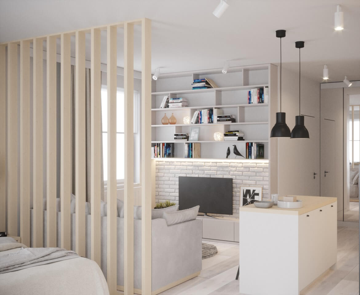 Read more about the article Projektowanie małych mieszkań. Jak architekt wnętrz z Warszawy wykorzystuje każdy centymetr?